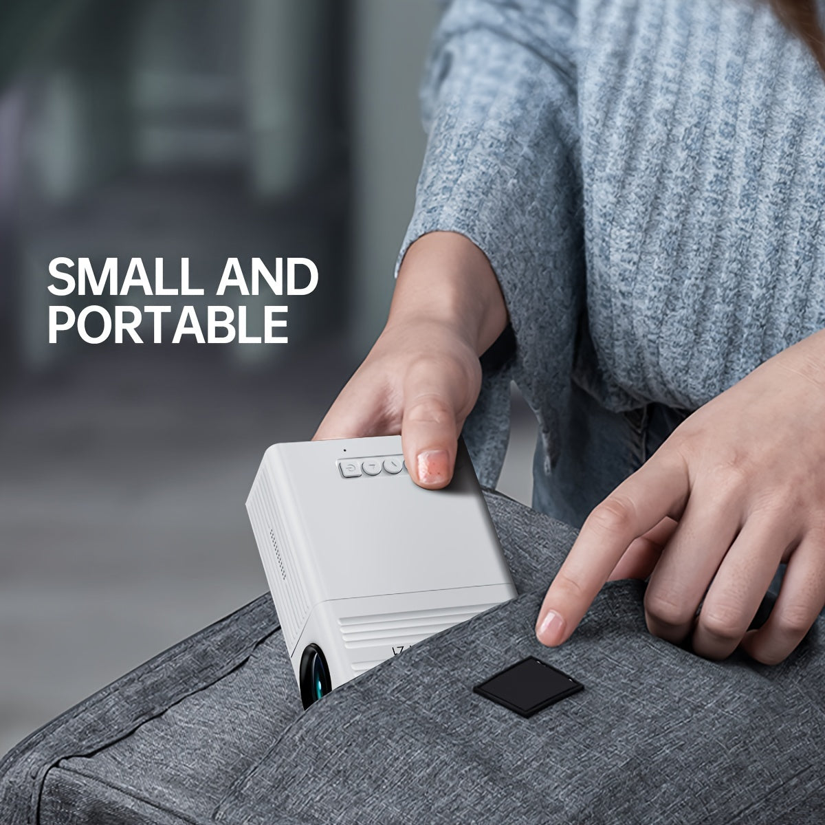 Norvo | Ultra-Lys Mini Prosjektor 3000 Lumen – Bærbar, HDTV & USB, Ideell for Hjemmekino & Utendørs!