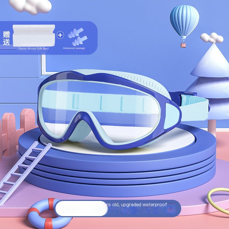 Norvo | HD barn stor ramme vanntette og anti-dugg svømmebriller