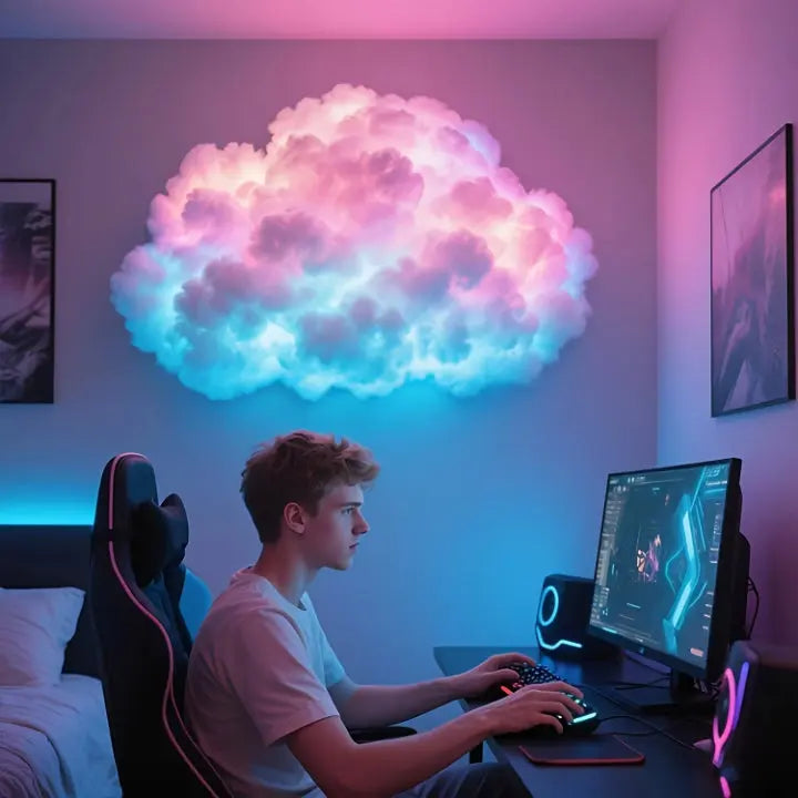 Norvo | LED Cloud Magic Light — Fordyp deg i magisk ro og fortryllende øyeblikk av velvære