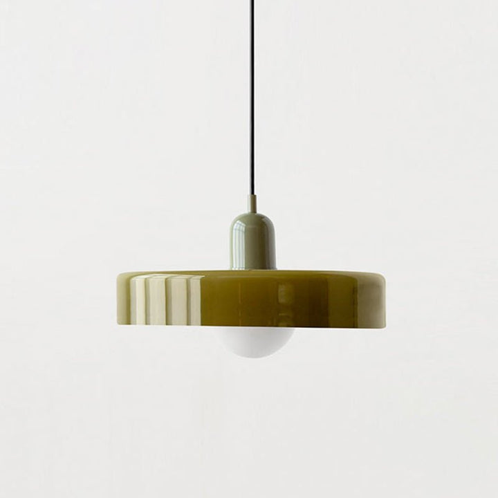 Norvo | Bauhaus Farget Glasspendellampe for Moderne Interiører
