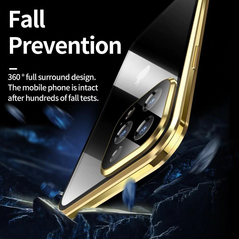 Norvo | Magnetisk herdet glass dobbeltsidig passende for iPhone