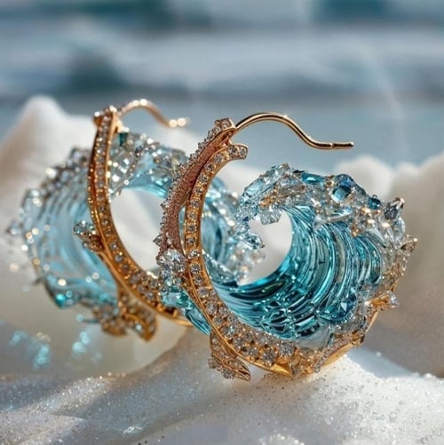 OceanSpirit Necklace - Elegant maritim halskjede i gull/sølv Norvo