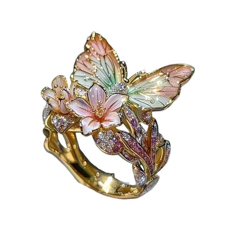 Butterfly flower ring | Norvo