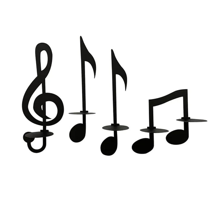 Norvo | LyricGlow - Elegant Lysekrone - Musikknoter - Chic Atmosfære