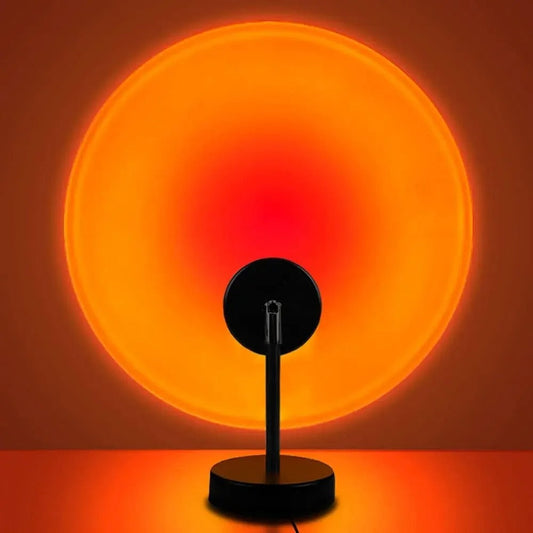 Norvo | l Stillegant Retro Bordlampe med Solnedgang