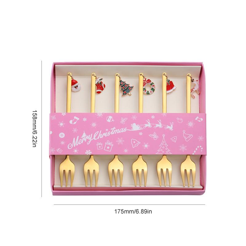 Norvo | Juledekorasjoner for hjemmet - Julemetallskje gave-sett