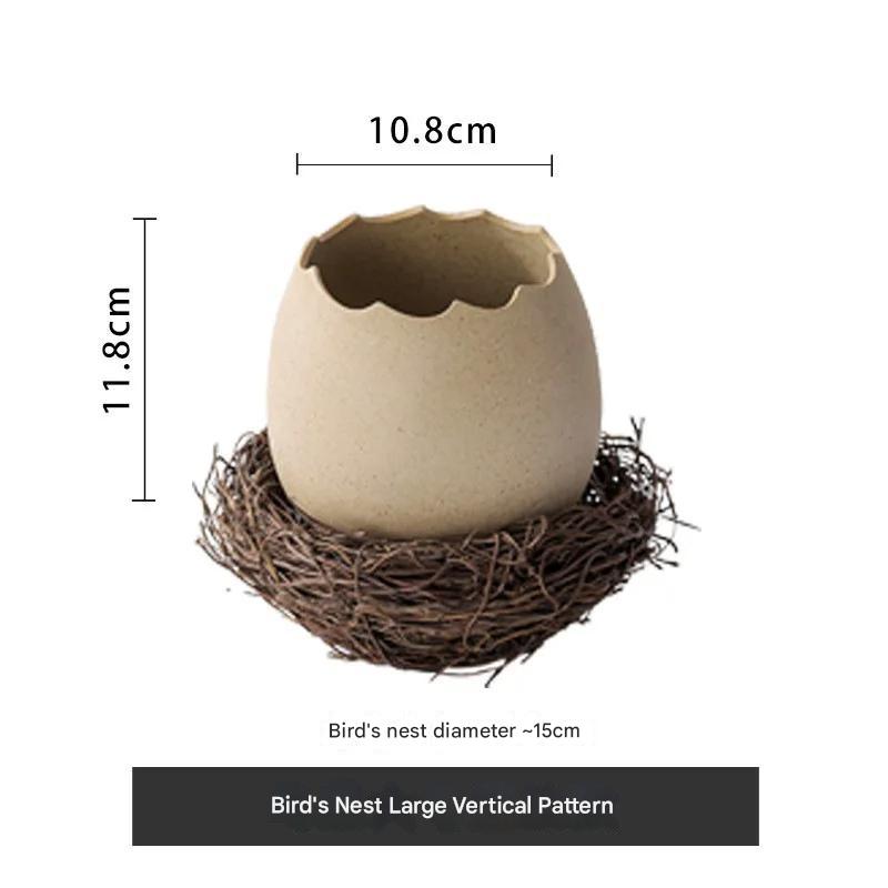 Norvo | Kreativ Keramisk Fuglerede Eggshell Skål