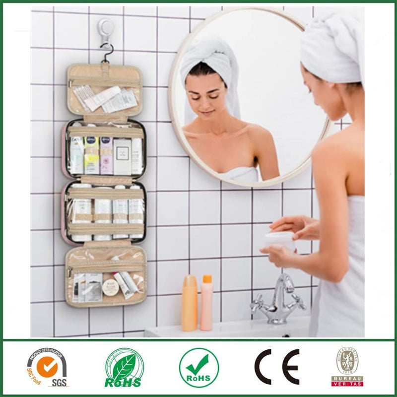 Norvo | Vanntett toilettveske reiseveske med opphengskrok