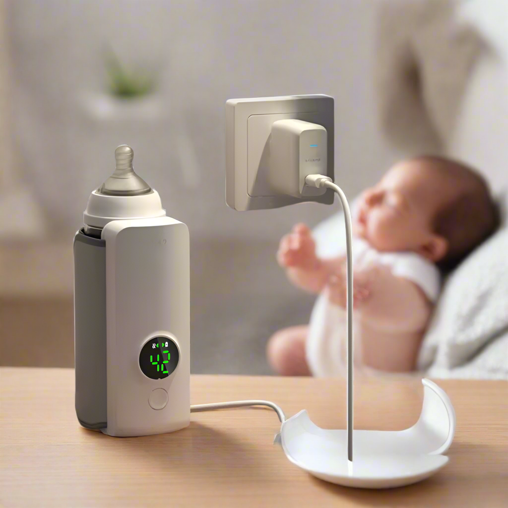 Norvo | Oppladbar Bærbar Reiseflaskevarmer Svart Nov