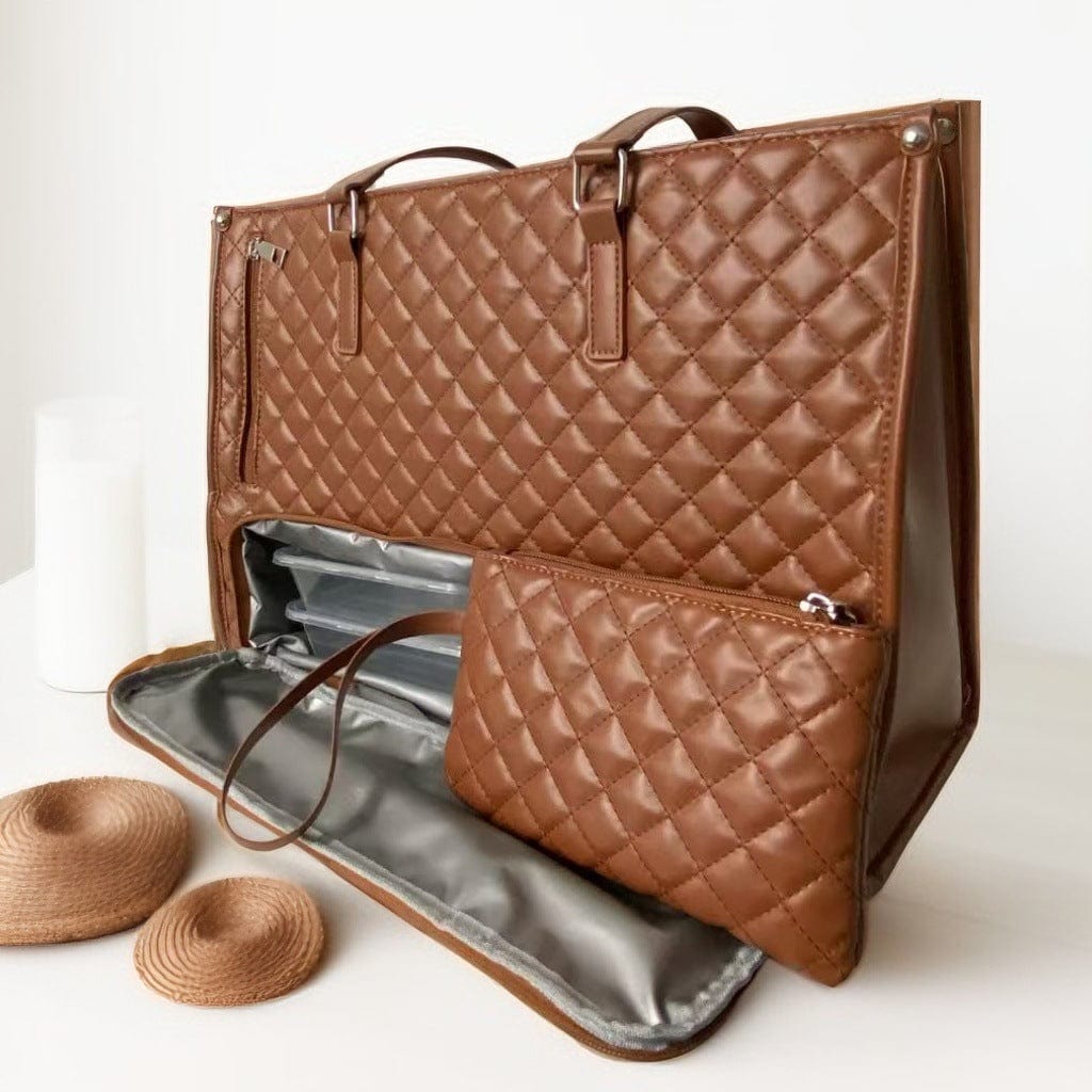 Norvo | Bagsball 2-i-1 – Stilfull Tote Bag med Isolert Lunsjrom