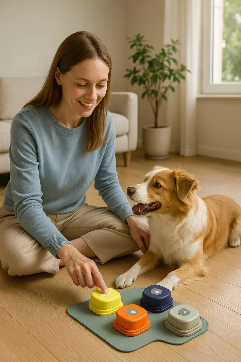 Norvo | BARKTALK – Interaktive Stemmeknapper for Hundekommunikasjon & Trening