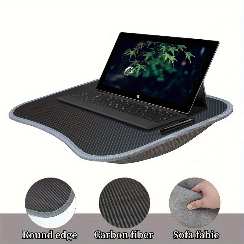 Norvo | Bærbart Laptopbord med Myk Bunn – For Seng, Sofa, og På Farten