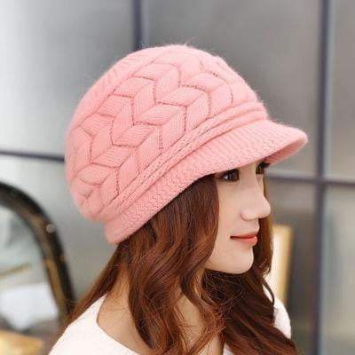 Norvo | Høst Vinter Luer Strikkede Kanin Hatter