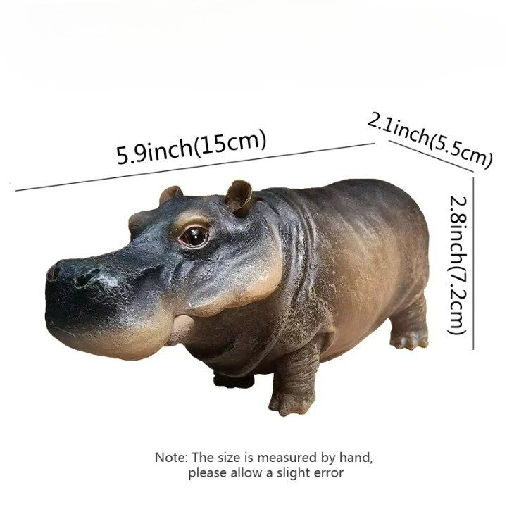 Norvo | Mini Hippo Dekorativ Fiskebowl Luftbobler