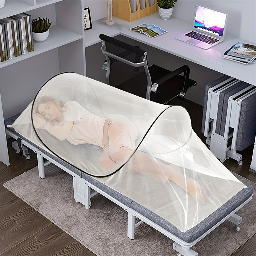 Norvo | Bærbart sammenleggbart utendørs campingmyggnett - Ultralett, kompakt, pustende insektvern for camping, sovesaler og utendørs eventyr - Enkelt å sette opp og transportere