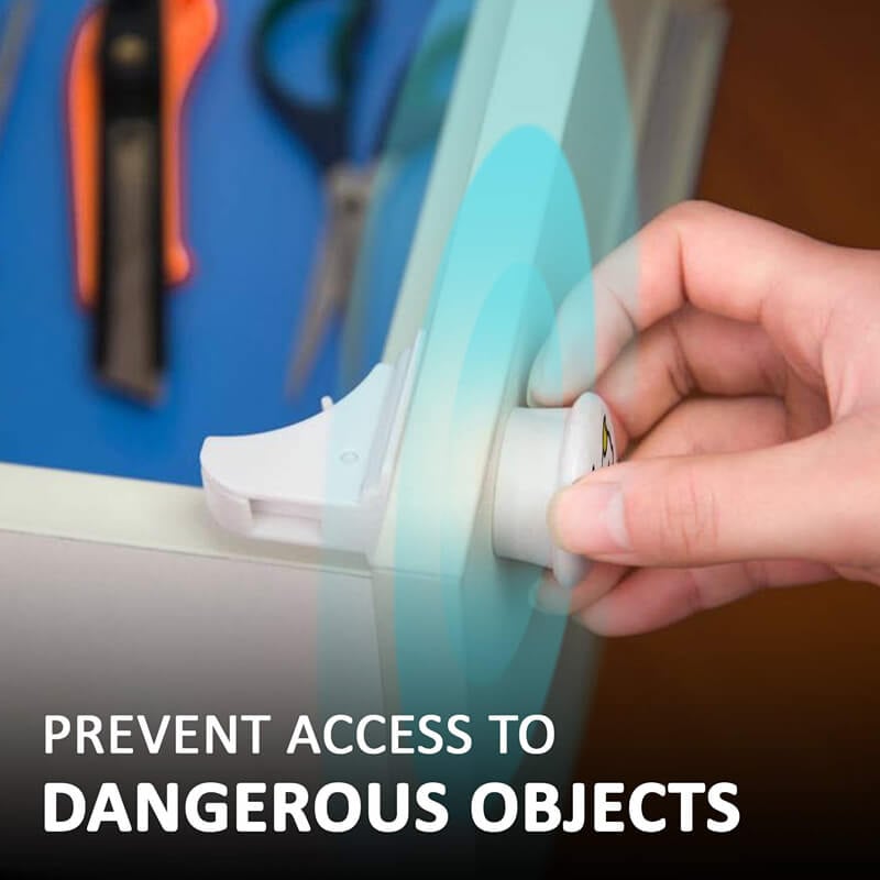 Norvo | Magnetiske Skaplås for Babyer