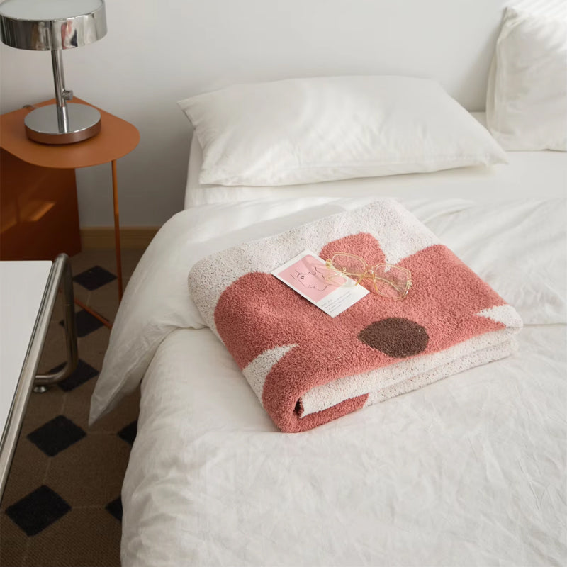 Norvo | Bohemian Blomstret Strikket Pledd