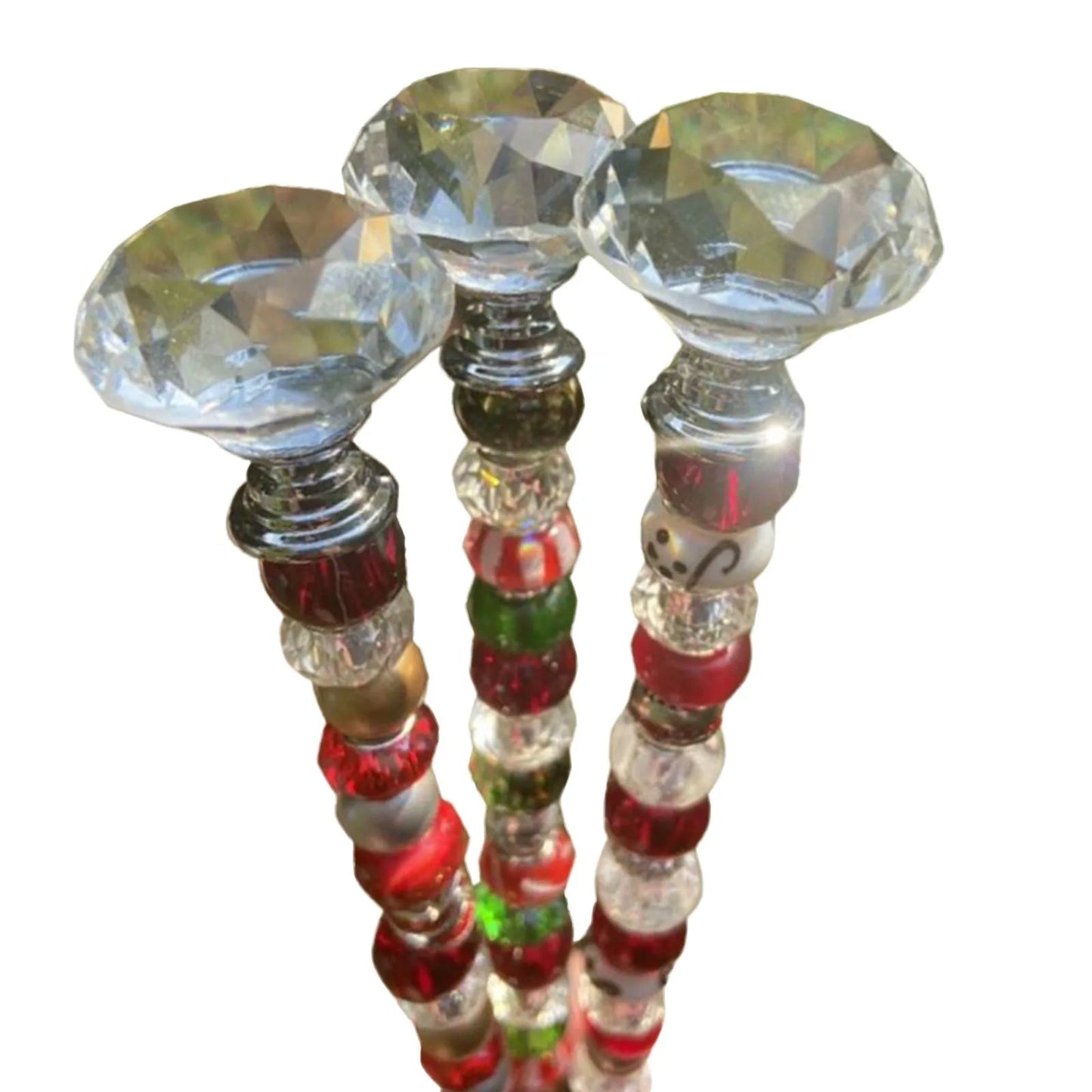 Norvo | Perlede Julehage Tre Stakes – Utendørs Drøm Dekor & Fortryllende Gaver til Barn