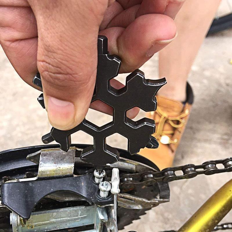 Norvo | 18-i-1 rustfritt stål snøfnugg multi-tool