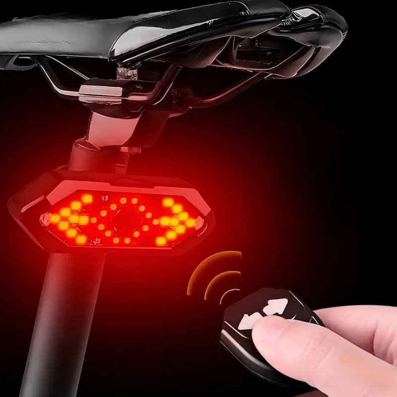 Norvo | BikeGuard Light – Oppladbart sykkel baklys med fjernkontroll og 32 LEDs for maksimal sikkerhet