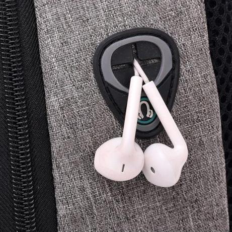 Norvo | 3-pinners lås anti tyveri USB ryggsekk