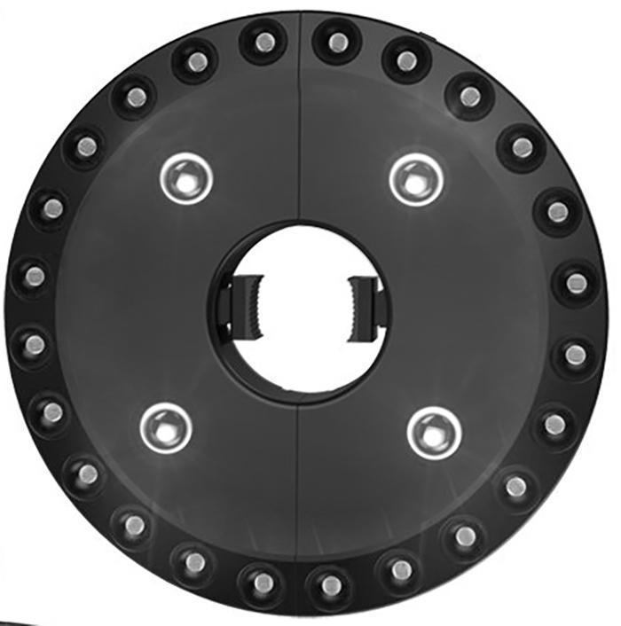 Norvo | Avtakbar terrasseparasol lys