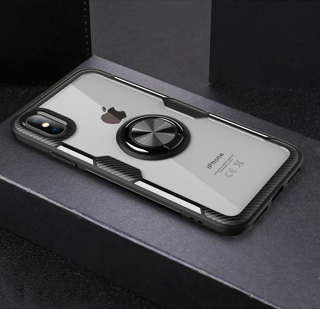 Norvo | Magnetisk Ring Karbonfiber iPhone Deksel