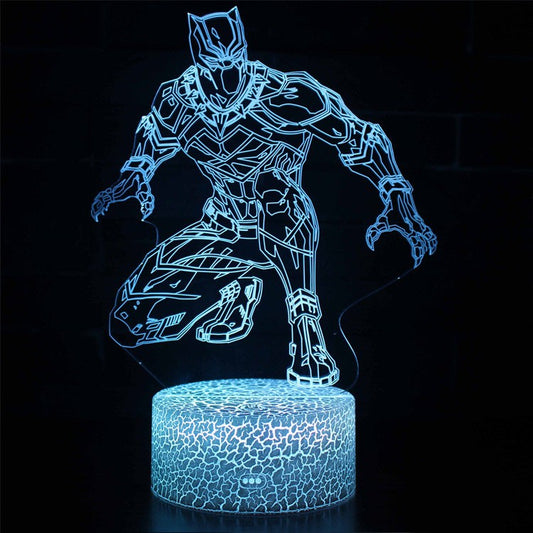 Norvo | 3D Lampe Marvel Black Panther Stealth