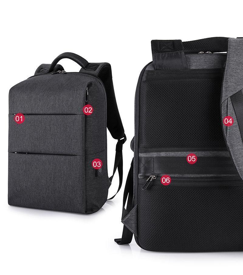 Norvo | USB Laptop Ryggsekk