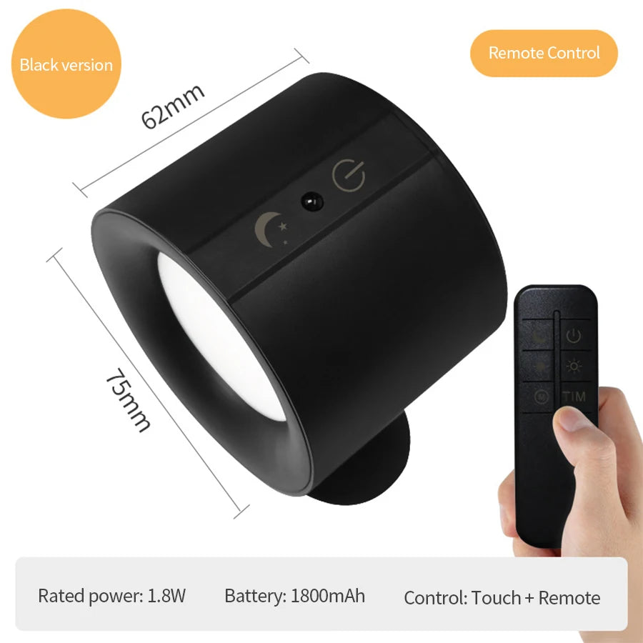 Norvo | Magnetisk LED Vegglampe med Dobbelt Lys