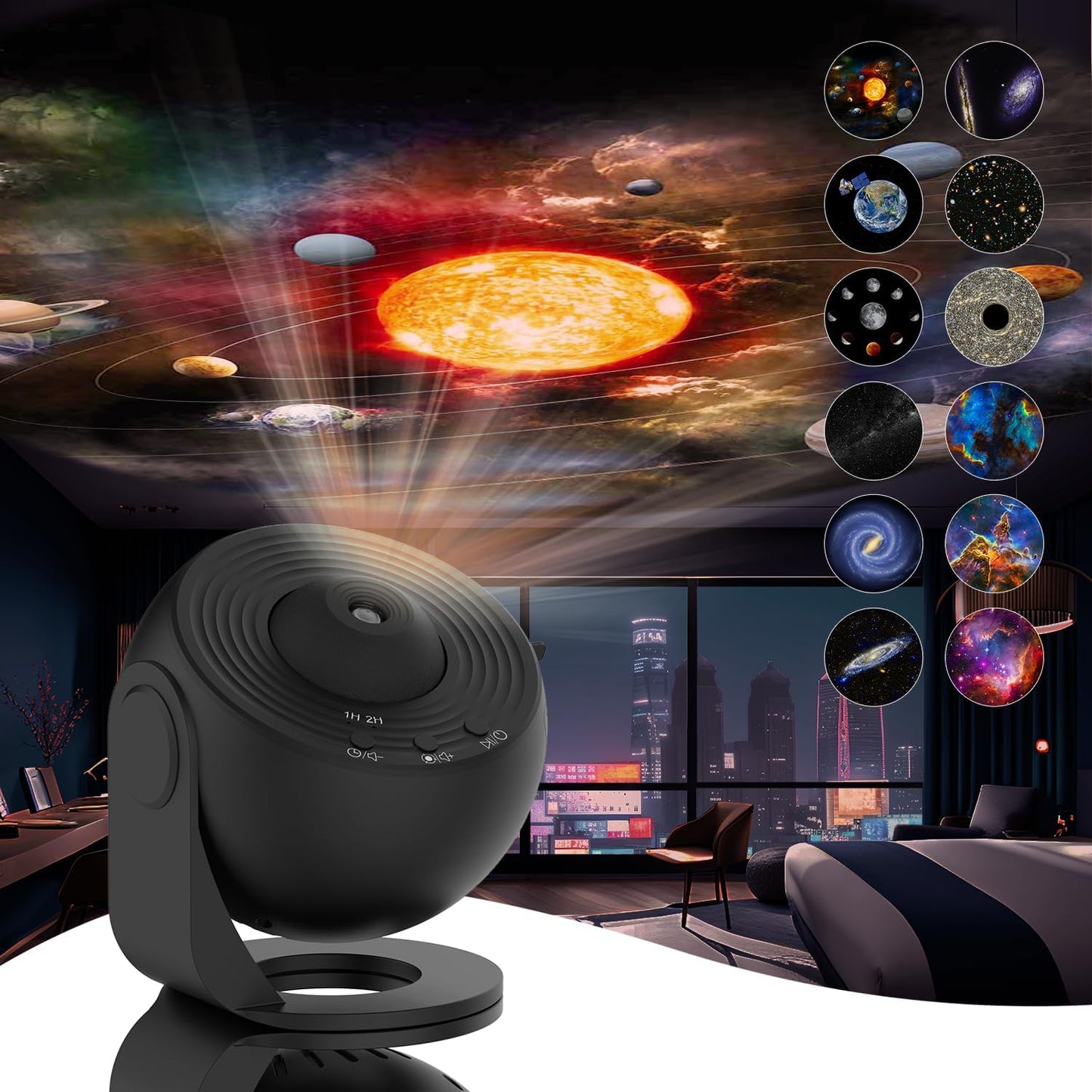 Norvo | 360° Planetarium Prosjektor | Forbedret Avslapning og Stressreduksjon