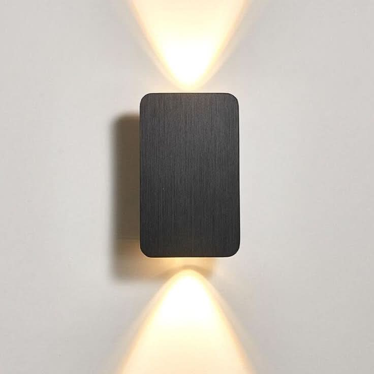Norvo | Nordisk Minimalistisk Aluminium Rektangulær LED Vegglampe