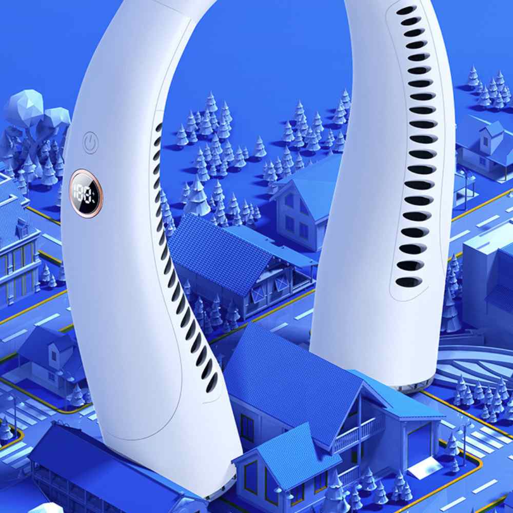 Norvo | Bladeless Nakke Vifte med 3 Hastigheter