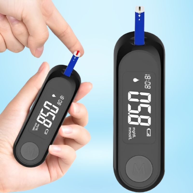 Norvo | Blodglukosemonitorsett med teststrimler og lansetter