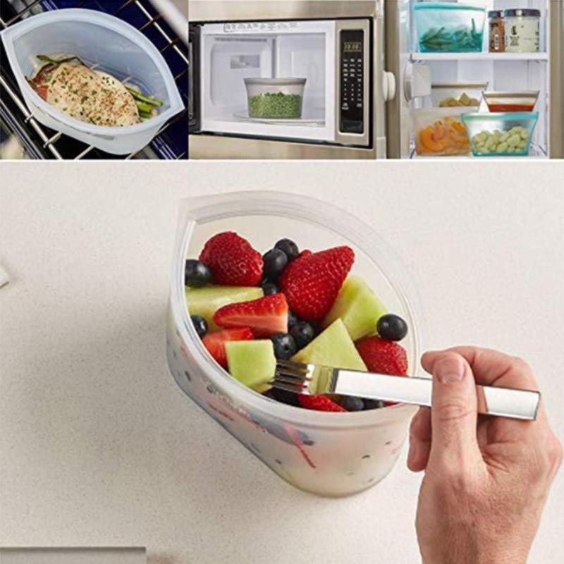 Norvo | Mat- og væskesilikon stående glidelås