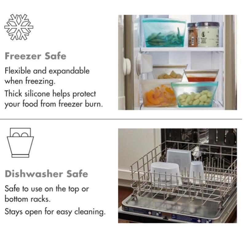 Norvo | Mat- og væskesilikon stående glidelås