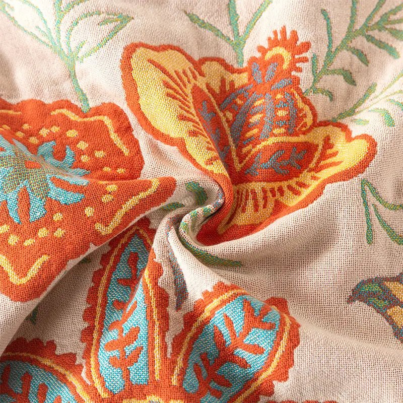 Norvo | BohoWeave – Bærekraftig Vendbar Teppe i Bomull med Jacquard Boho Mønster