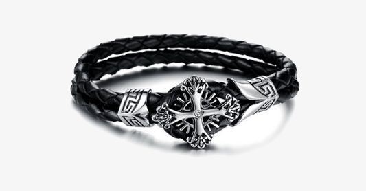 Norvo | Vintage Cross Herrearmbånd