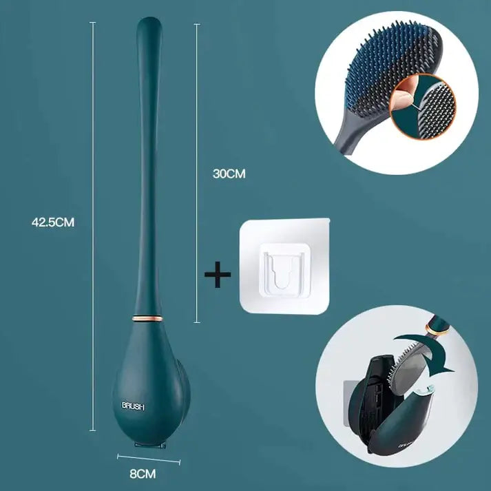 Norvo | Elegant og hygienisk toalettbørste laget av silikon - SmartBrush