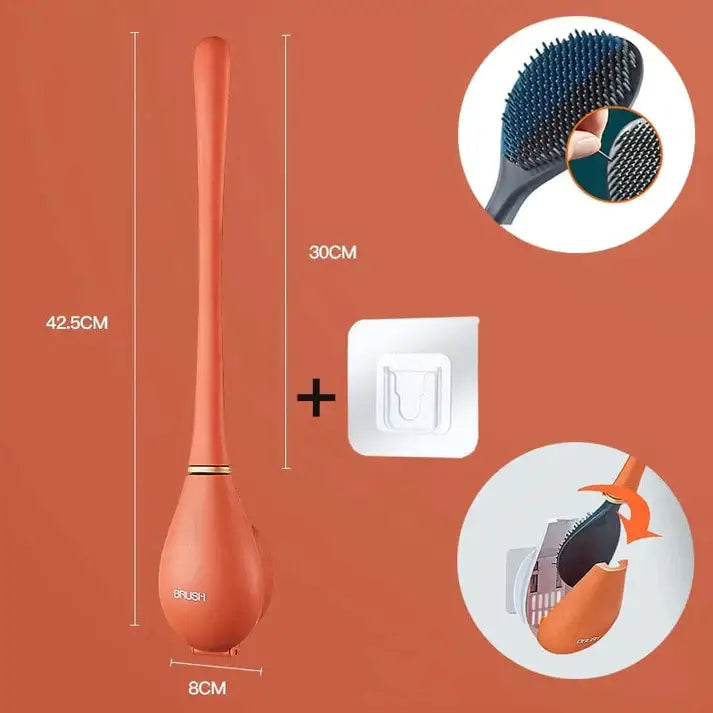 Norvo | Elegant og hygienisk toalettbørste laget av silikon - SmartBrush