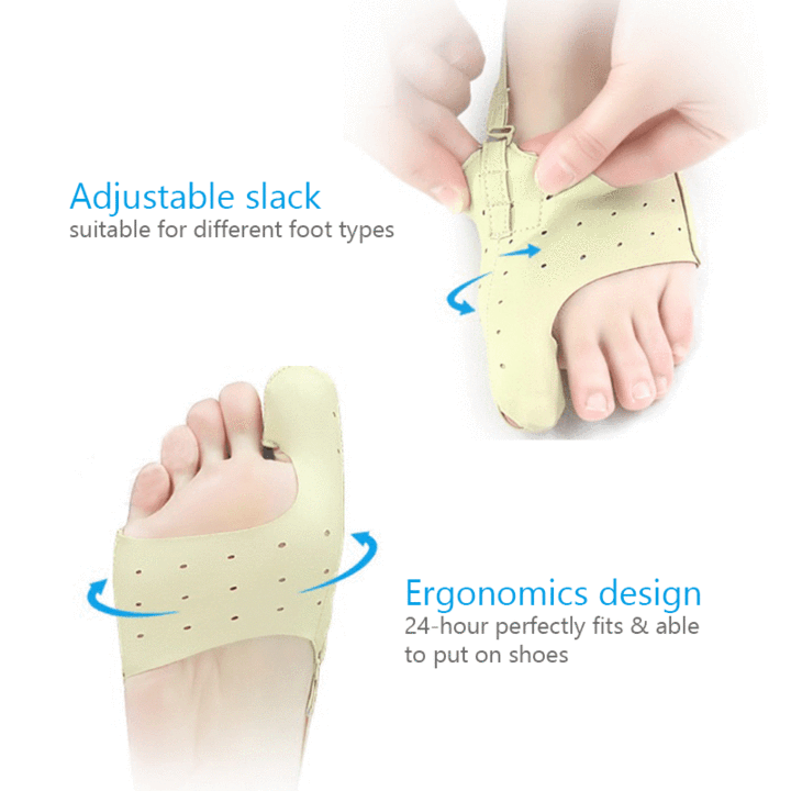 Norvo | Elastisk Bunion Korrigererfot Tå Hallux Ortopedisk Pleie