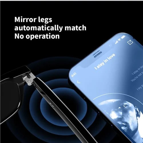 Norvo | Super Black TechnologySmart Trådløse Hodetelefoner Solbriller