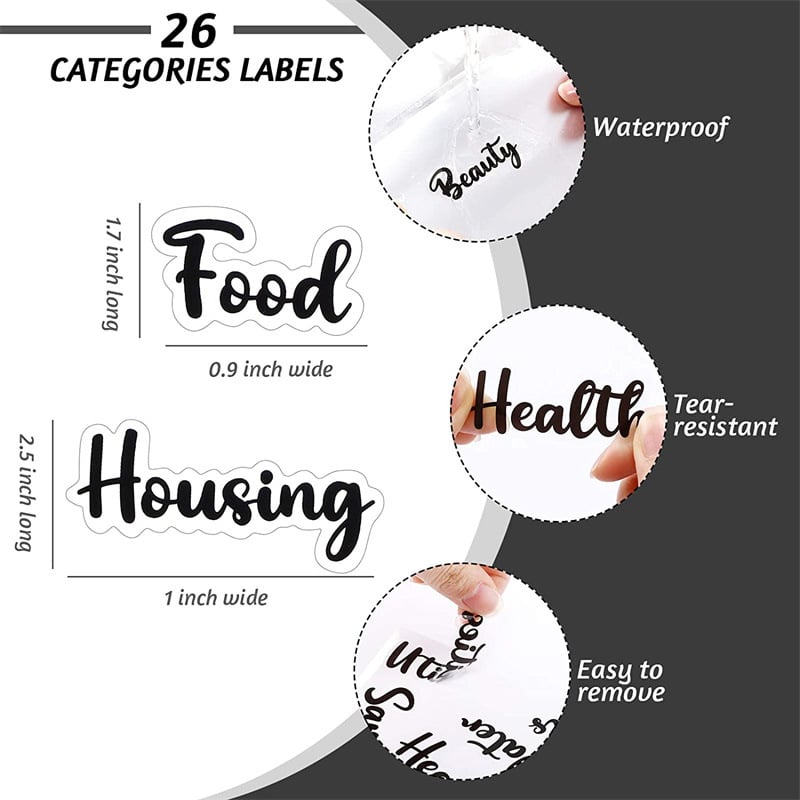 Norvo | Budsjettpermanentbok med kontanter konvolutter