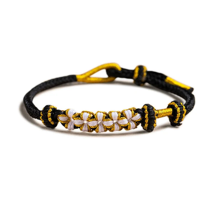 Norvo | Bestemor og Barnebarn Blomst Knyte Armbånd