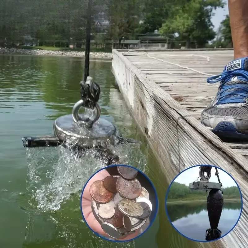 Norvo | Ultimate Dual-Sided Magnet Fishing Kit med holdbar bæreveske