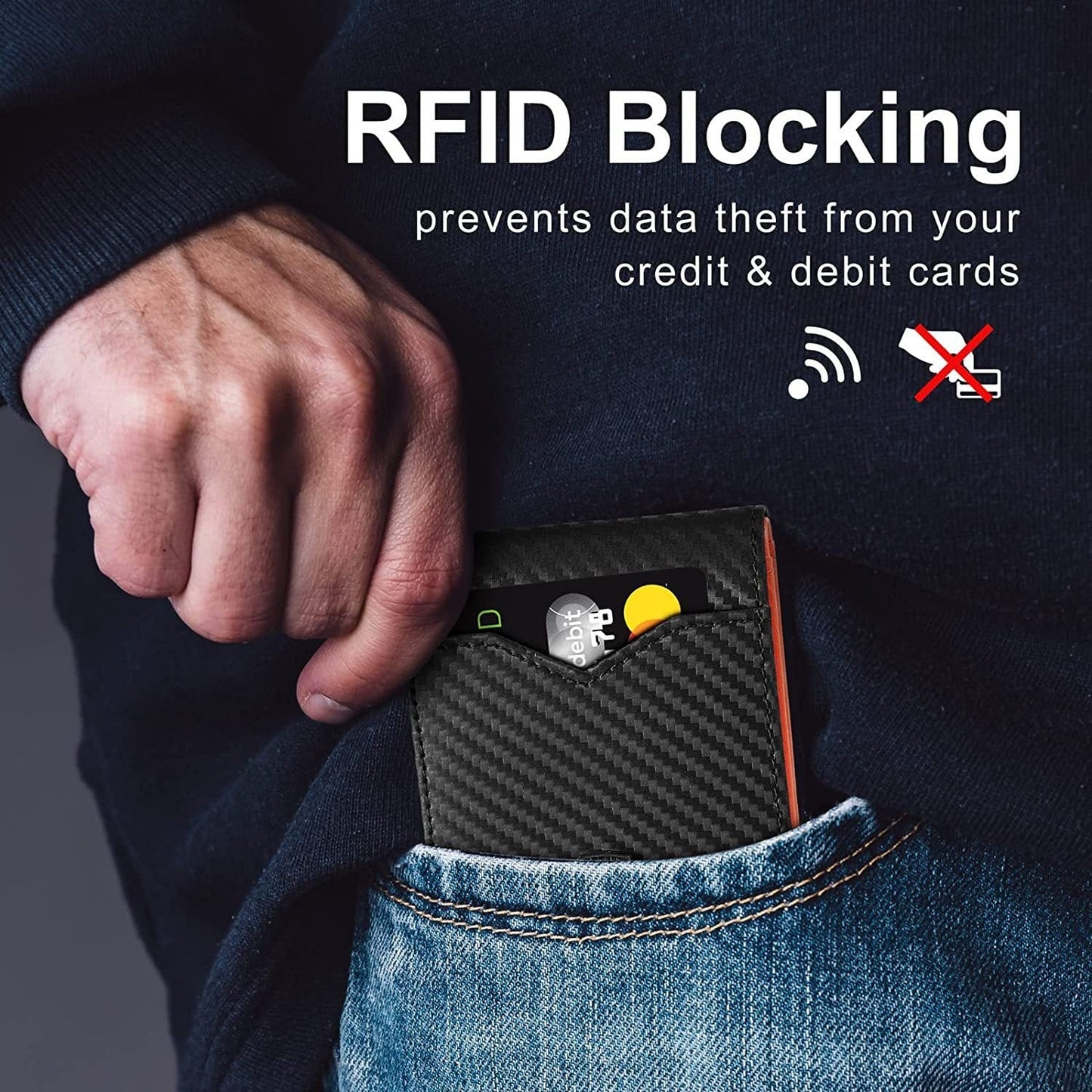 Norvo | Herre Slim Lommebok RFID Blokkering