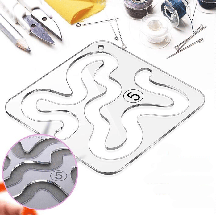 Norvo | Free-Motion Plagg Linjal Sett(12 PCS)