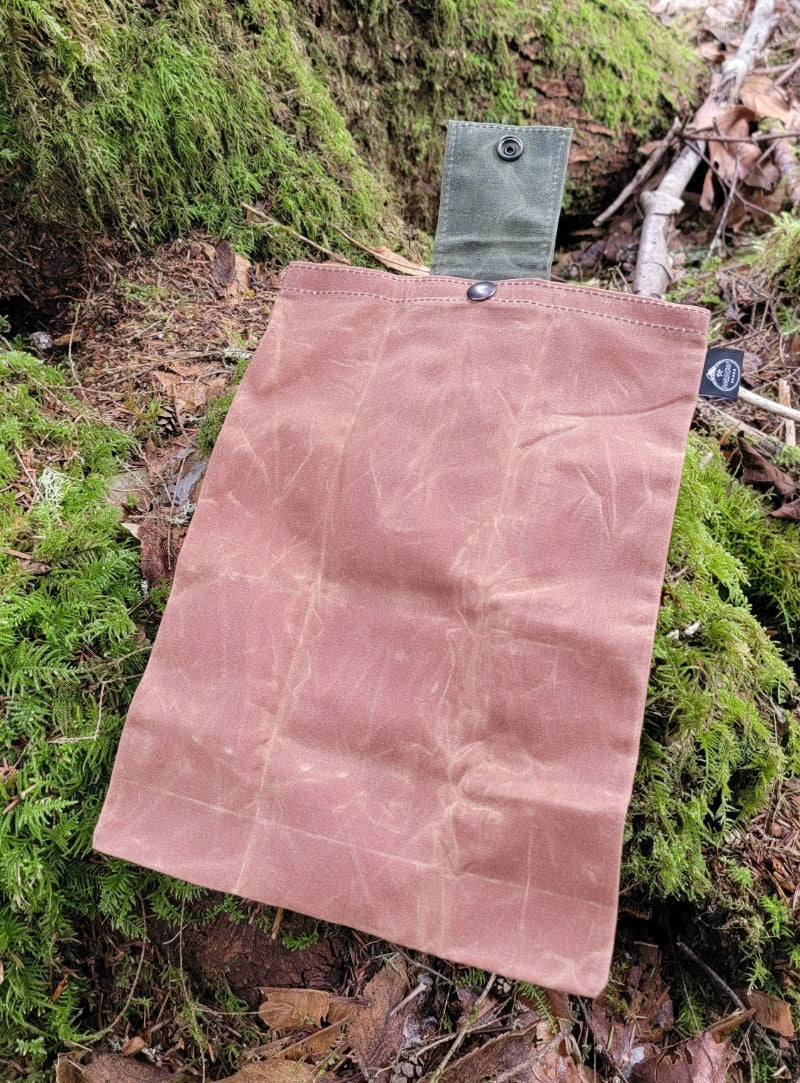 Norvo | Vokst lerret sammenleggbart soppsekk med slitesterk design