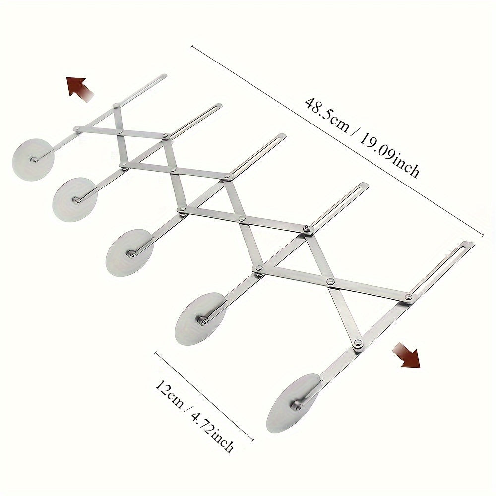 Slizer - Multifunksjonell 5-hjuls deigskjærer med håndtak Norvo