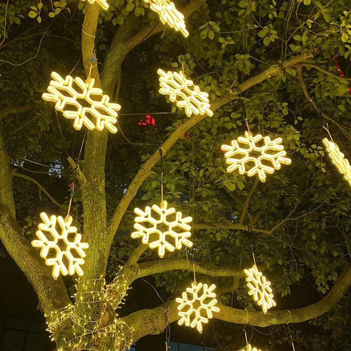 Norvo | SnowGlow - Frosted Snowflake LED lys for Vinter Eleganse